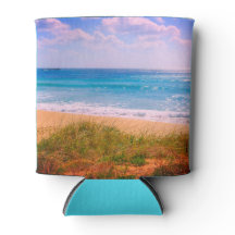 Praia com Turquesa Mar Azul