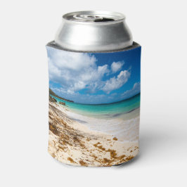 Porta-lata praia de Anse Canot em Marie-Galante