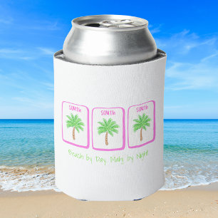 Porta-lata Praia de Dia Mahj à Noite Personalizado Costa Mahj