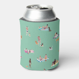 Porta-lata PRAIA DE RAPAZES E CÃES Menta