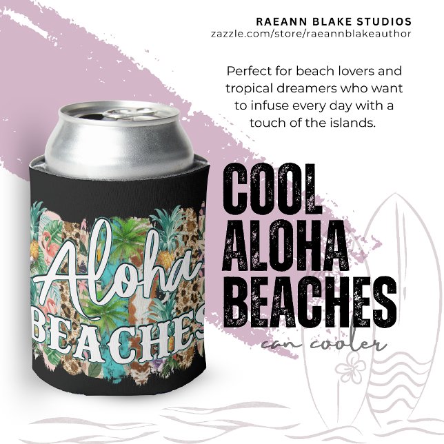 Porta-lata Praias de Aloha! Resfriador de Latas (Criador carregado)