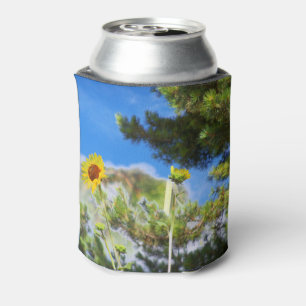 Porta-lata Prairie Sunflower pode resfriar