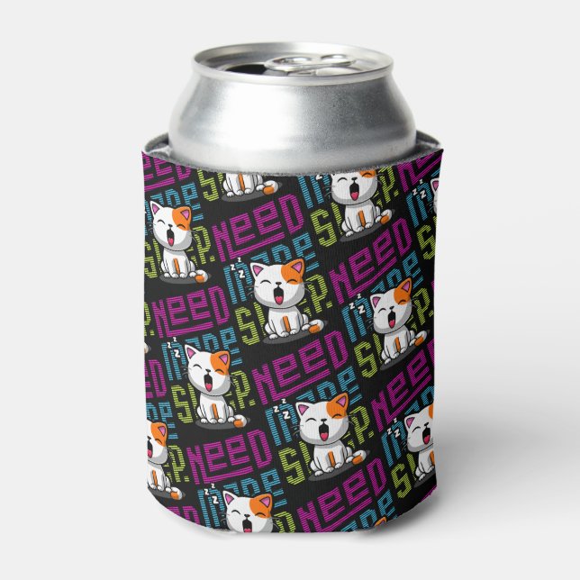 Porta-lata Precisa de mais latência | Engraçada expressão de  (Can Front)