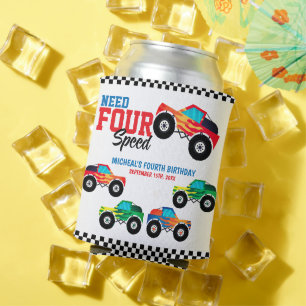 Porta-lata Precisa de um Caminhão Monstro de Quatro Velocidad