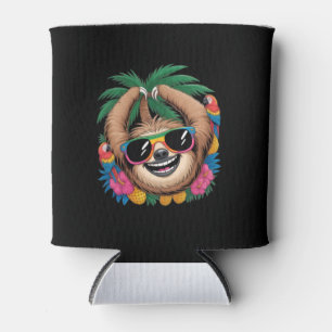 Porta-lata Preguiça Tropical Kawaii – Vibrações Agradáveis de