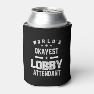 Porta-lata Presente de Cargo de Atendedor de Lobby