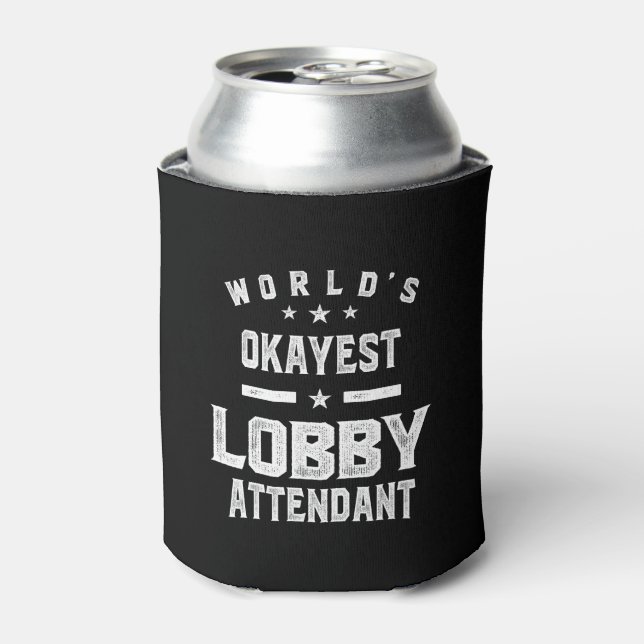 Porta-lata Presente de Cargo de Atendedor de Lobby - Presente (Can Front)