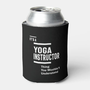 Porta-lata Presente de Cargo de Instrutor Yoga