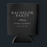 Porta-lata Presente de Despedida de Solteiro Masculino Clássi<br><div class="desc">Presente de Despedida de Solteiro Masculino Clássico Preto e Branco - Cooler para Lata

Siga nossa loja para muitas outras convites e designs</div>