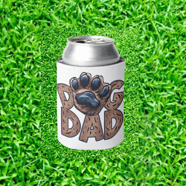 Porta-lata Presente de Golfe de Passado de Cão pai (Perfect Gift for Dog Dads Who Love Golf: A Unique Treasure!)