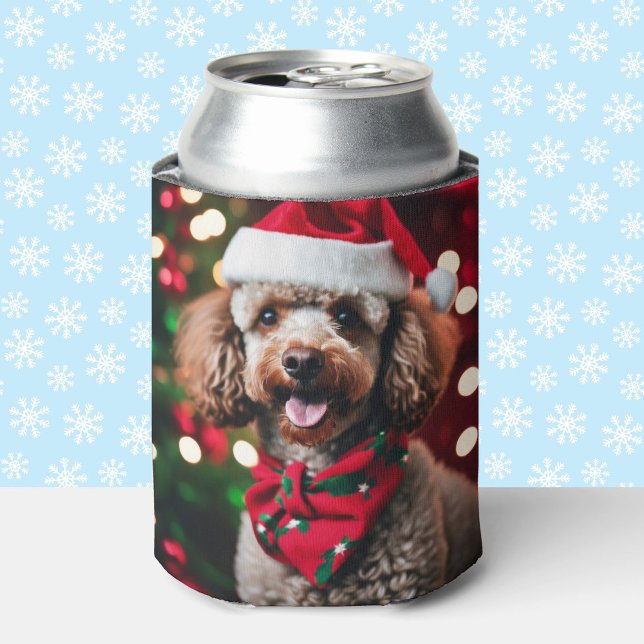 Porta-lata Presente de Natal para Adicionar Nome de Foto Favo (Criador carregado)