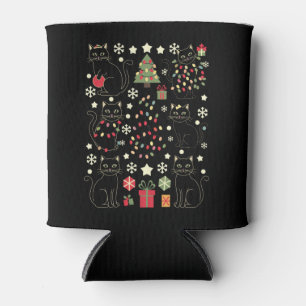 Porta-lata Presente de Natal para Amante de Gatos para Propri