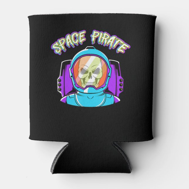 Porta-lata Presentes Astronautas Para Adultos - Pirata Espaci (Frente)