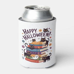 Porta-lata Presentes de Gato Fantasma para Amantes de Leitura