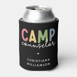Porta-lata Presentes personalizados do conselheiro de acampam