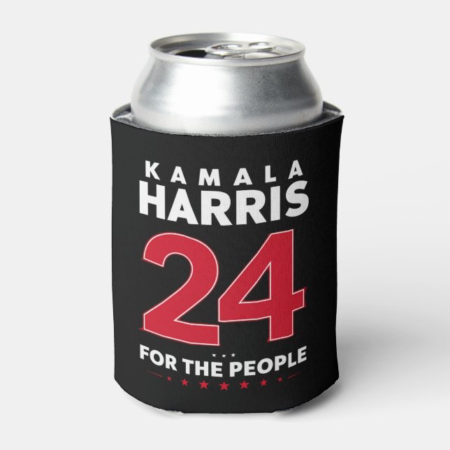 Porta-lata Presidente 47 Kamala Harris 2024 Apoio Madame (Can Front)