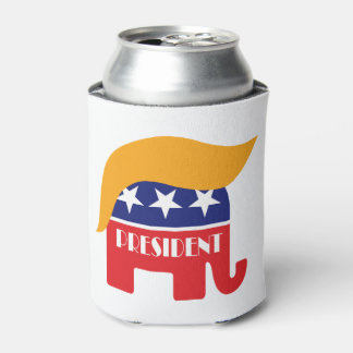 Porta-lata Presidente Donald Trump - Cabelo Elefante do GOP