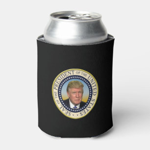 Porta-lata Presidente Trump Foto Presidente Seal