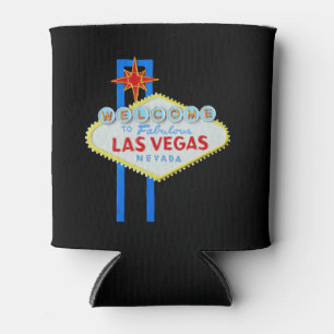 Porta-lata Preto do sinal de Las Vegas