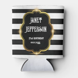 Porta-lata Preto e Branco