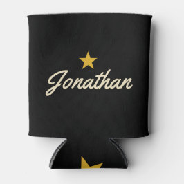 Porta-lata Preto e Creme Vintage YE Star Signature