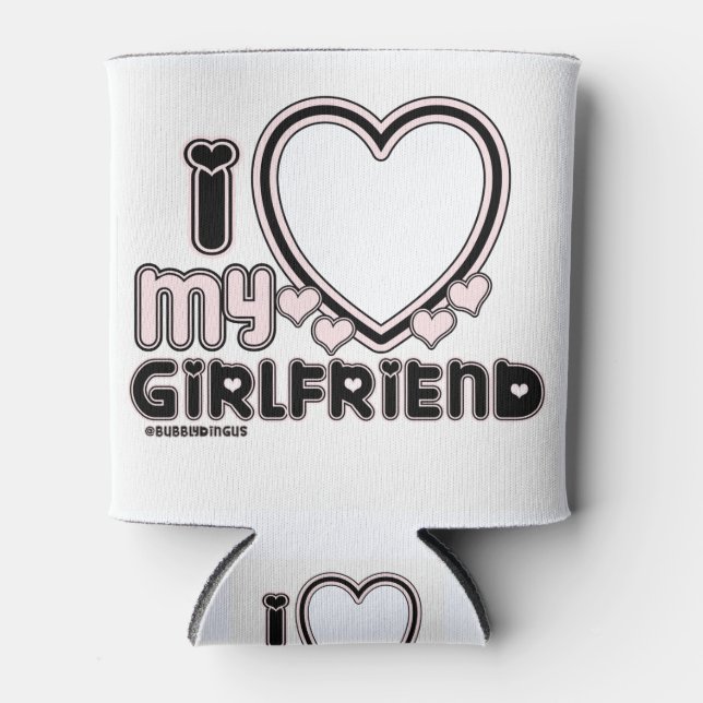 Porta-lata preto i luv 1 (Frente)