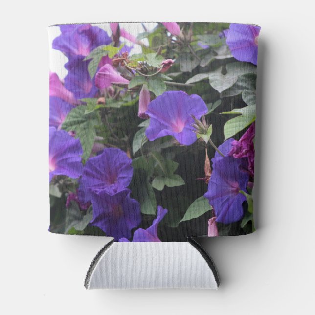 Porta-lata Primavera Morning Glories in Blue (Frente)
