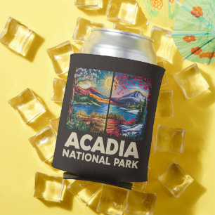 Porta-lata Primavera vs Autumn Acadia National Park Gift