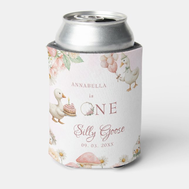 Porta-lata primeiro aniversario do Cogumelo do Jardim Flor do (Can Back)