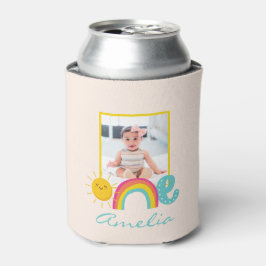 Porta-lata primeiro aniversario Favorecer Foto Personalizada 