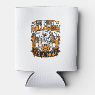 Porta-lata Primeiro Halloween Como Mãe Castelo Fantasma Abóbo