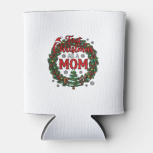 Porta-lata Primeiro Natal Como Mãe Coroa de Pinheiro Árvore