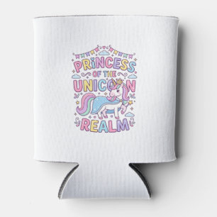Porta-lata Princesa Unicórnio do Reino do Unicórnio Encantado