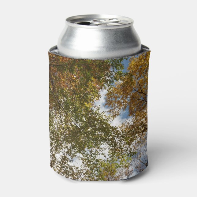 Porta-lata Procurando Folhas de outono na Natureza do outono (Can Front)
