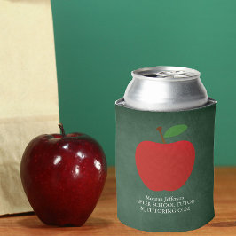 Porta-lata Professora Personalizada, Professora Apple Chalkbo