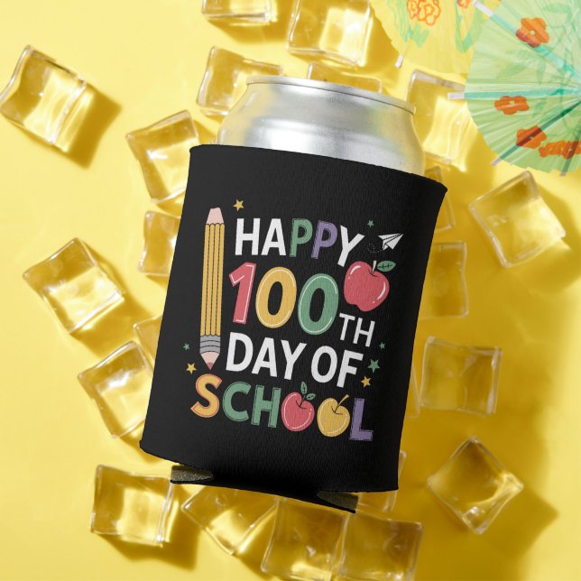 Porta-lata Professores do 100º Dia de Aula Feliz 100 Dias (Verão in situ)