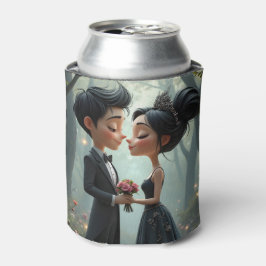 Porta-lata Promessas ao Luar – Um Momento de Casamento Gótico