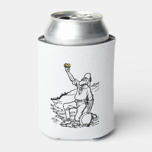 Porta-lata Prospector Dourado de Tempo Antigo