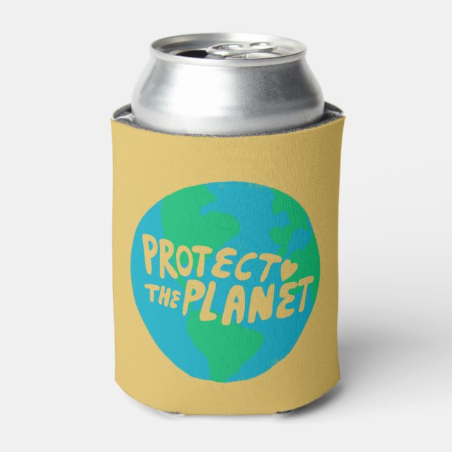 PORTA-LATA PROTEGER O PLANETA SALVAR A TERRA ECOLÓGICA (Can Front)
