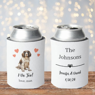 Porta-lata Protetor de Lata de Casamento de Cachorro Inglês P