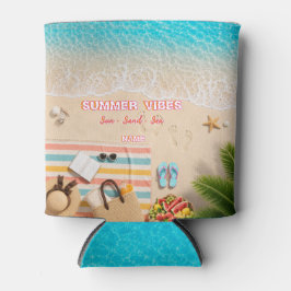 Porta-lata Protetor de Lata de Verão Praia Estético