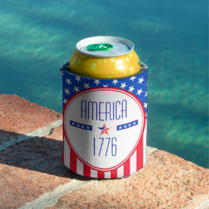 Porta-lata Protetor de Lata Patriótico Americano
