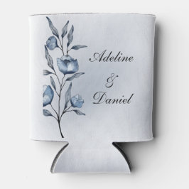 Porta-lata Protetores de Garrafa para Casamento Indigo Romanc