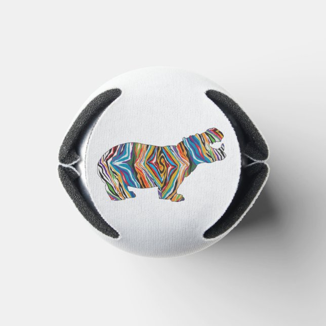 Porta-lata Psychedelic-Hippo (Parte inferior)