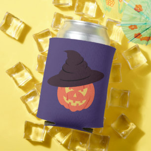 Porta-lata Pumpkin Laranja Retro Pode Arrefecer - outono
