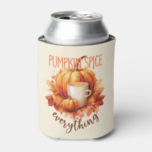 Porta-lata Pumpkin Spice All - Folhagem de outono e latas