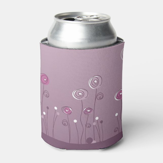 Porta-lata Purple Summer Can Cooler (Can Front)