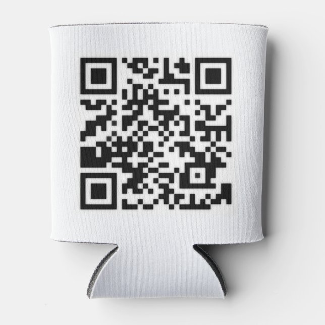 Porta-lata Qr Code RickRoll Gif (Frente)