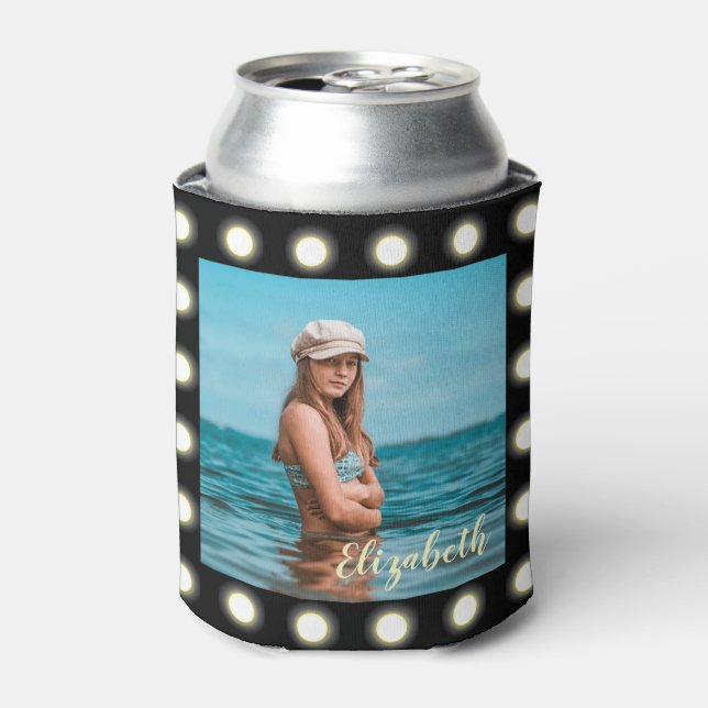 Porta-lata Quadro de Fotografias preto exclusivo no Na moda m (Can Front)