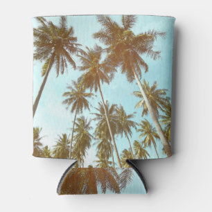 Porta-lata Quadro Tropical: Abstrato Palm Trees